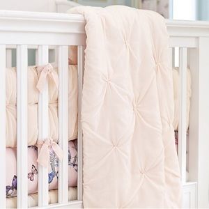 Pottery Barn Monique Pin Tuck crib quilt